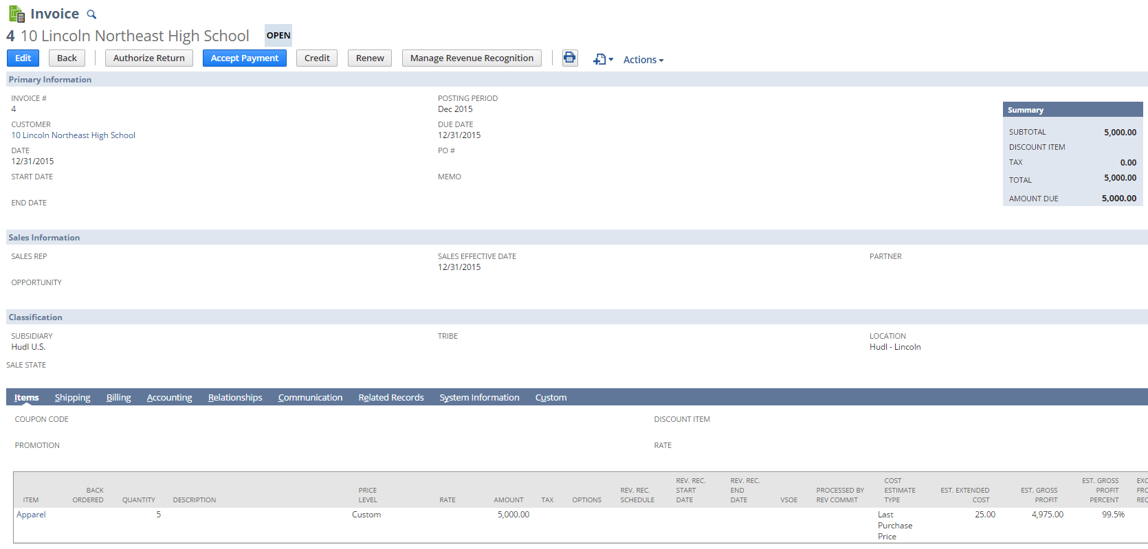 NetSuite Fixed Assets_12
