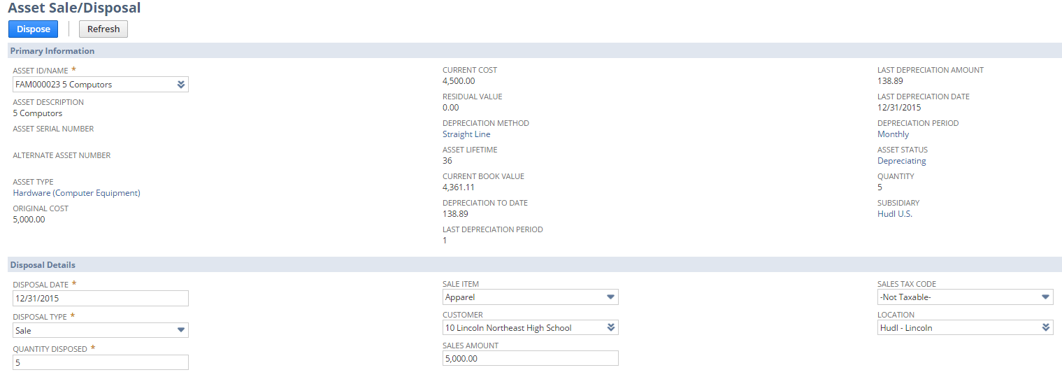 NetSuite Fixed Assets_9