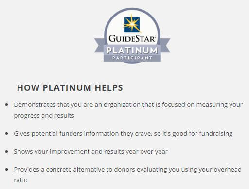 GuideStar Platinum