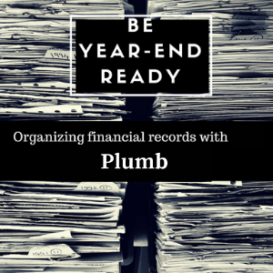 organizing financial records